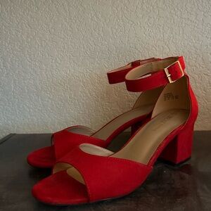 Dream Pairs Women's Red Heels